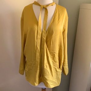 Theory 100% silk blouse
